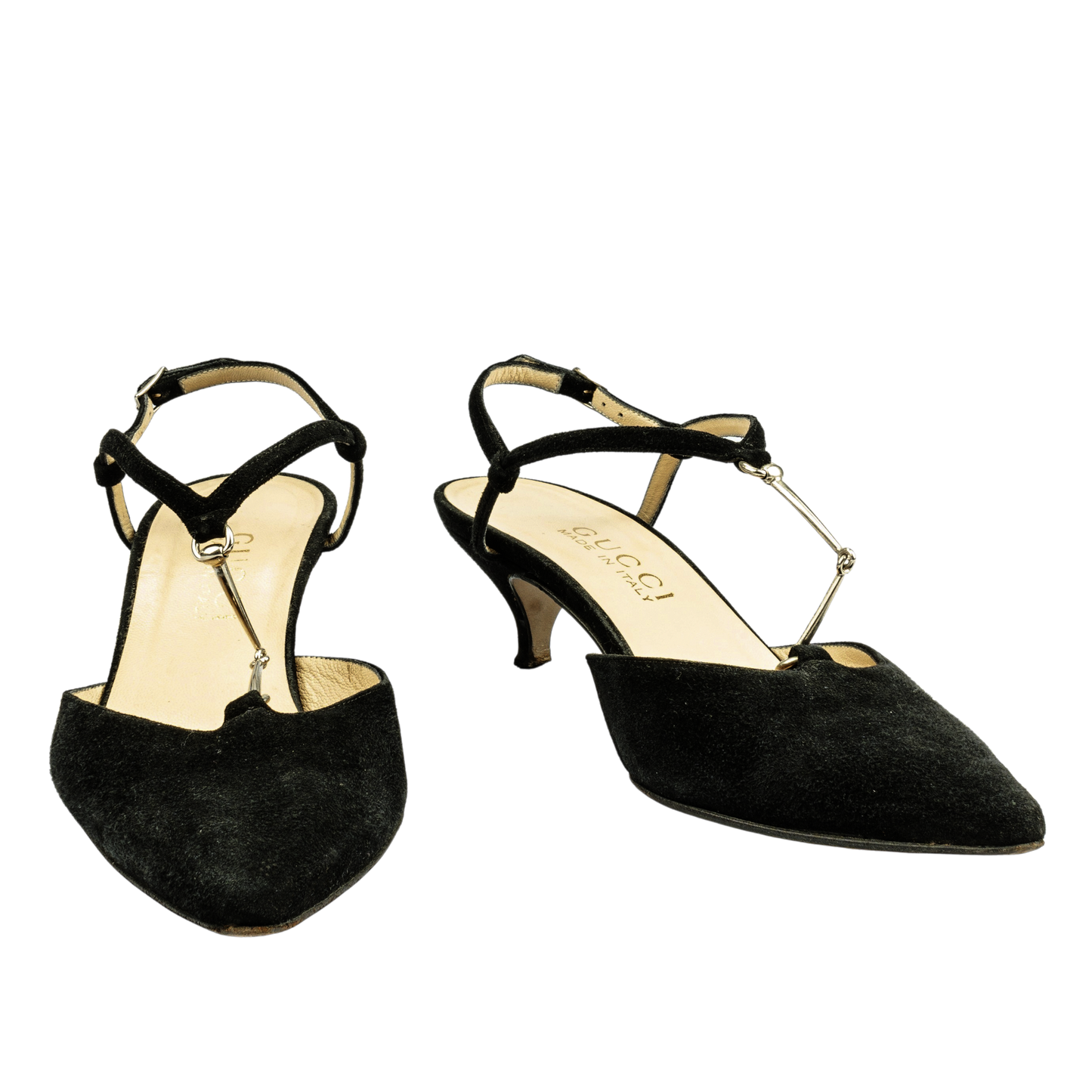 Gucci Suede Leather Pump Shoes (35,5)