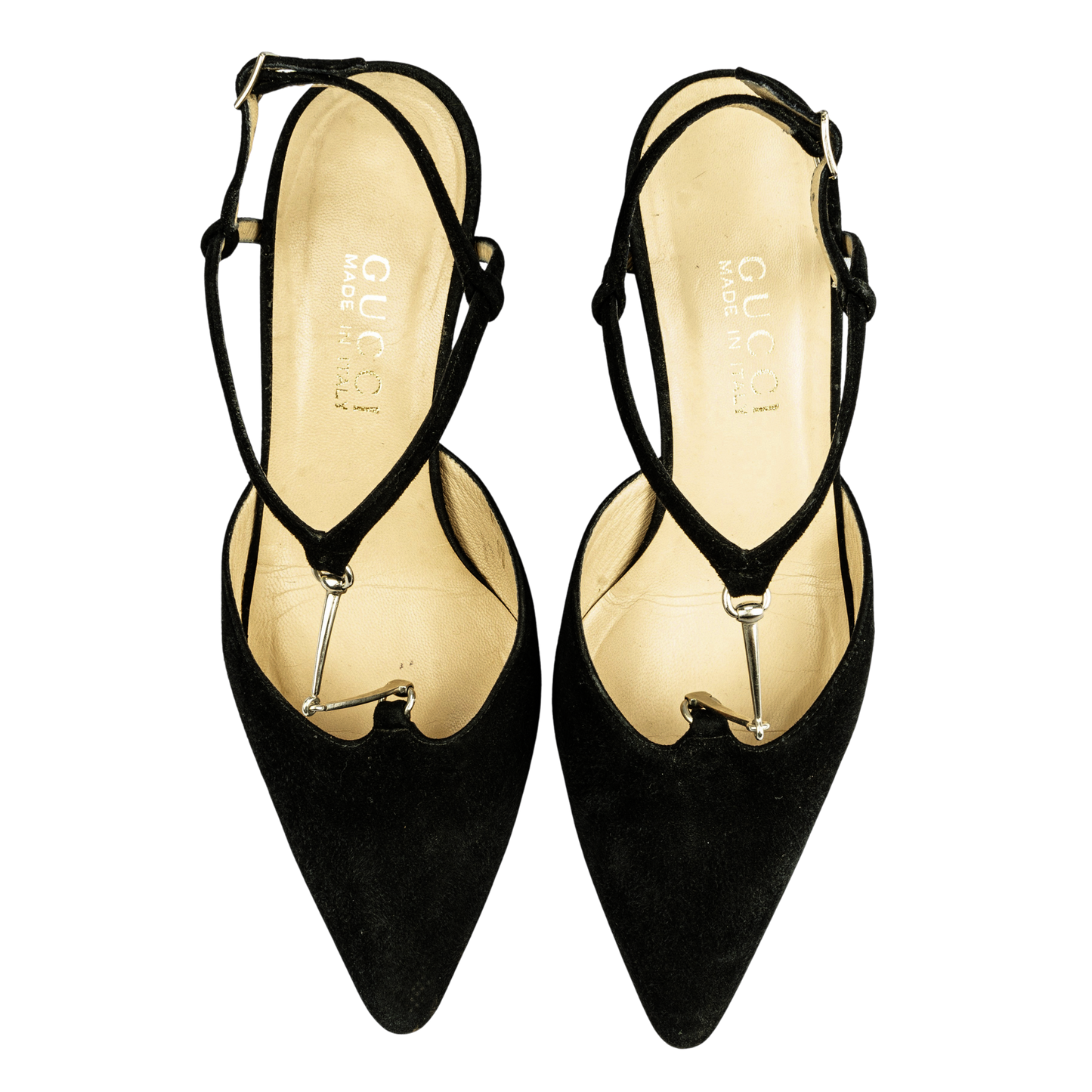 Gucci Suede Leather Pump Shoes (35,5)