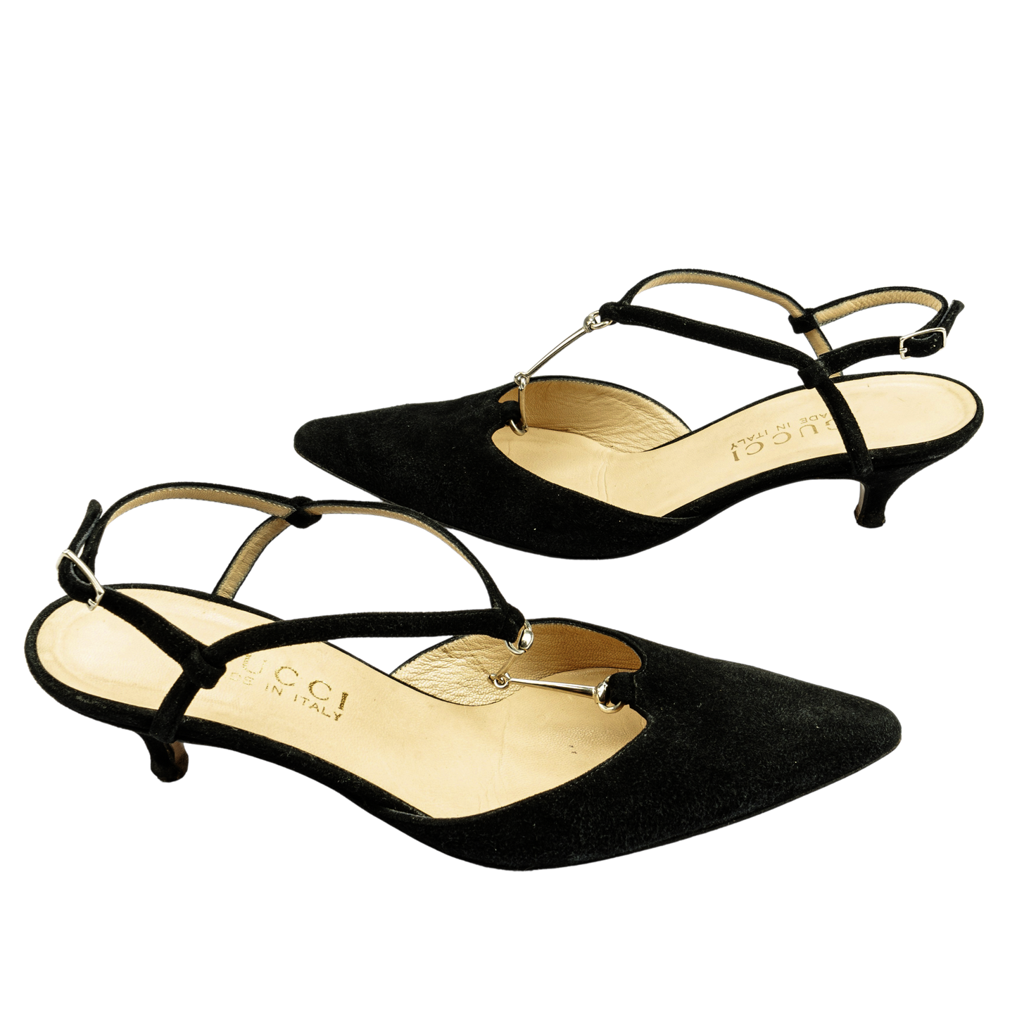 Gucci Suede Leather Pump Shoes (35,5)