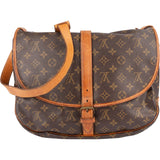 Louis Vuitton Monogram Canvas Saumur 35 Crossbody Bag