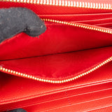 Prada Saffiano Leather Zip Around Wallet