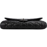 Chanel Quilted Lambskin Palladium Single Flap Shoulder Bag
