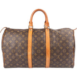 Louis Vuitton Monogram Canvas Keepall 45 Travel Bag