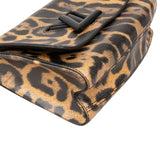 Louis Vuitton Monogram Wild At Heart Cat Leopard Print Canvas Twist MM Crossbody Bag