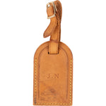 [🔄️B10 / F15] Louis Vuitton Vachetta Leather Luggage Tag - vintageandkickz