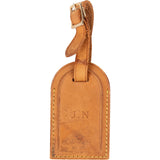 [🔄️B10 / F15] Louis Vuitton Vachetta Leather Luggage Tag - vintageandkickz