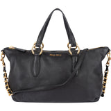 [🔄️B23 / F51] Miu Miu Vitello Lux Satchel Shoulder Bag - vintageandkickz