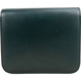Celine Green Calfskin Classic Box Bag Small Crossbody Bag