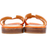 Hermès Orange Exotic Leather Ostrich Oran Sandal Sandals (36)