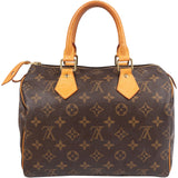 Louis Vuitton Monogram Canvas Speedy 25 Handbag