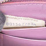 Bottega Veneta Purple Intrecciato Leather Small Zip Around Wallet