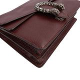 Gucci Grained Leather Crystal Dionysus Shoulder Bag