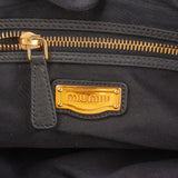 [🔄️B23 / F51] Miu Miu Vitello Lux Satchel Shoulder Bag - vintageandkickz