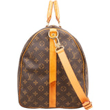 Louis Vuitton Monogram Canvas Keepall 55 Bandoulière Travel Bag