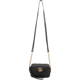 Gucci Matelassé Leather GG Marmont Mini Camera Crossbody Bag