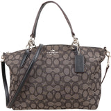Coach Monogram Signature Prairie Satchel Handbag