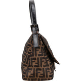 Fendi Monogram FF Mamma Baguette Shoulder Bag