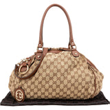 Gucci Monogram GG Canvas Sukey Hobo Shoulder Bag