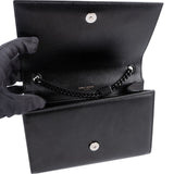 Saint Laurent Grain De Poudre Leather Kate Chain Crossbody Bag