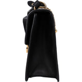 Gucci Black Leather Medium Sylvie Shoulder Bag