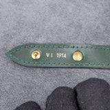 Louis Vuitton Green Taiga Leather Helanga Clip Travel Bag
