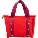 Louis Vuitton Rouge Cotton Antigua Cabas PM Handbag