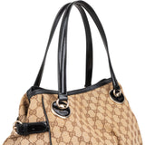 Gucci Monogram GG Canvas Marron Tote Shoulder Bag