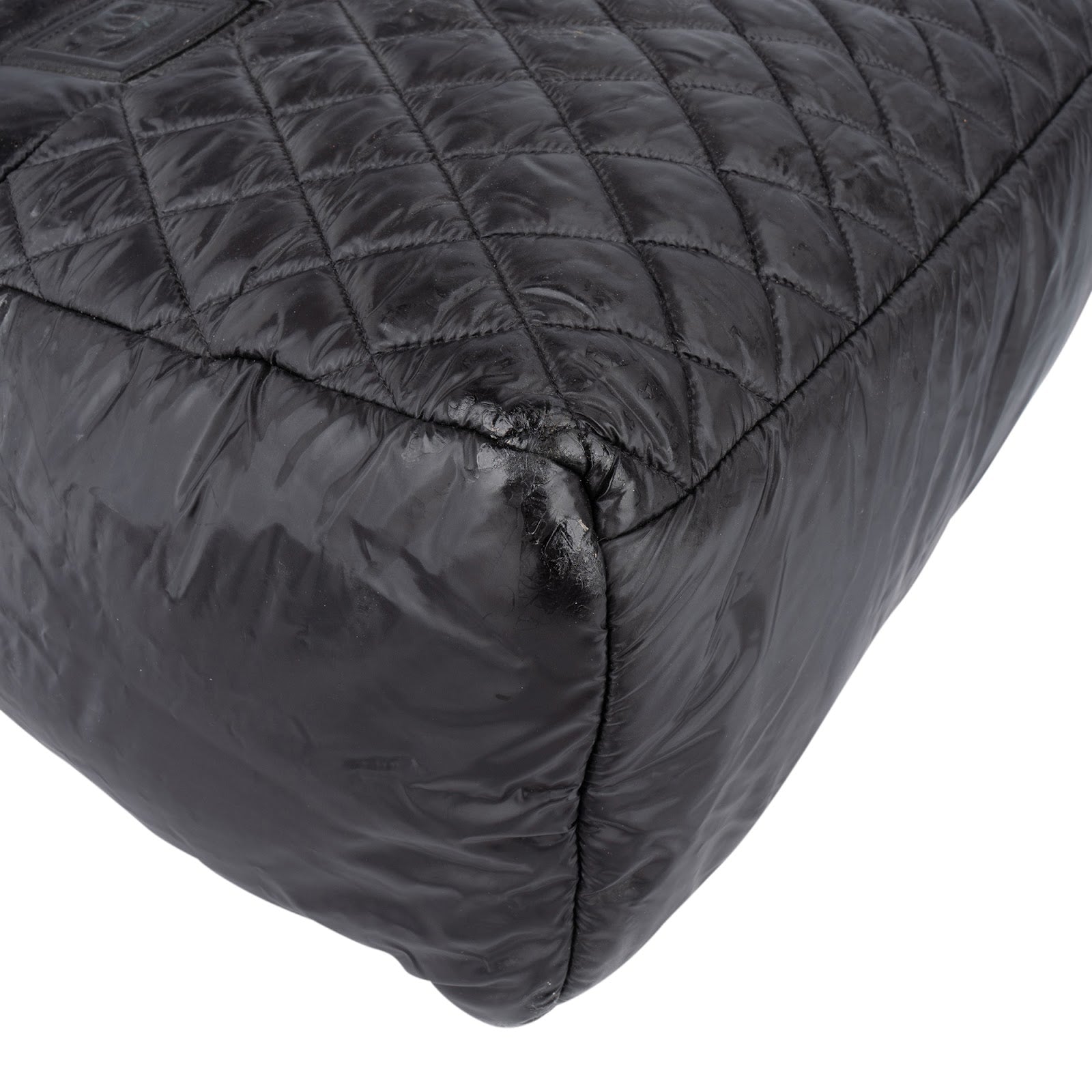 Chanel Quilted Nylon Coco Cocoon Tote Handbag - vintageandkickz