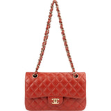 Chanel Quilted Lambskin Small Double Flap Shoulder Bag