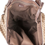 Gucci Monogram GG Canvas Indy Pelham Horsebit Hobo Shoulder Bag