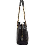 Prada Nylon and Leather Chain Tote Shoulder Bag - vintageandkickz