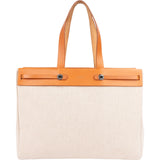 Hermès Classic Cotton Cabbas MM Tote 40 Herbag Handbag
