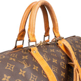 Louis Vuitton Monogram Canvas Keepall 50 Bandoulière Travel Bag