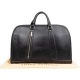 Louis Vuitton Noir Leather Bequia Sac De Voyage 50 Travel Bag