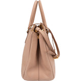 Prada Beige Saffiano Leather Galleria Handbag