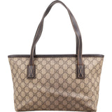 Gucci Monogram GG Supreme Canvas Small Tote Shoulder Bag