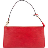 Louis Vuitton Red Epi Leather Pochette Accessoires Handbag