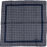 Christian Dior Monogram Emblem Print Silk 50 Scarf Tuch