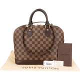 Louis Vuitton Monogram Damier Ebene Alma PM Handbag