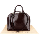 Louis Vuitton Burgundy Vernis Epi Leather Alma PM Handbag - vintageandkickz