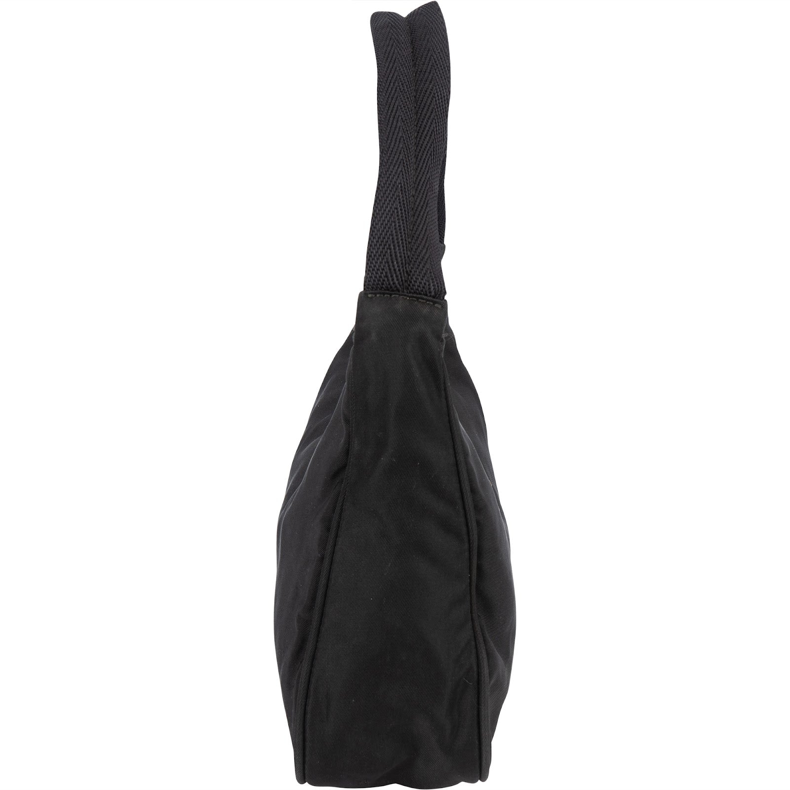 Prada Black Nylon Triangel Vintage Re-Edition Handbag - vintageandkickz