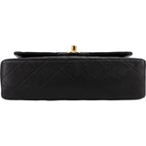 Chanel Quilted Lambskin 24K Small Double Flap Shoulder Bag