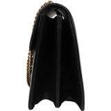 Gucci Grained Leather Interlocking GG Small Shoulder Crossbody Bag
