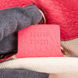 Gucci Grained Pink Leather GG Soho Chain Tote Shoulder Bag