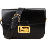 Celine Boxcalf Leather Horse Carriage Triomphe Shoulder Bag