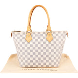 [🔄️B23 / F61] Louis Vuitton Monogram Damier Azur Canvas Saleya PM Handbag - vintageandkickz