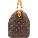 Louis Vuitton Monogram Canvas Speedy 35 Handbag