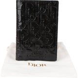 Christian Dior Oblique Monogram Patent Leather Galaxy Bifold Card Holder