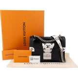 Louis Vuitton Monogram Canvas Black & White Vernis Leather Wynwood Trunk Crossbody Bag
