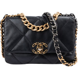 Chanel 19 Quilted Lambskin Single Flap Crossbody Bag